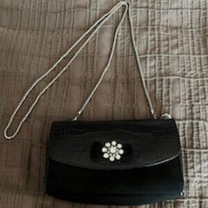 Brighton Black Evening Bag